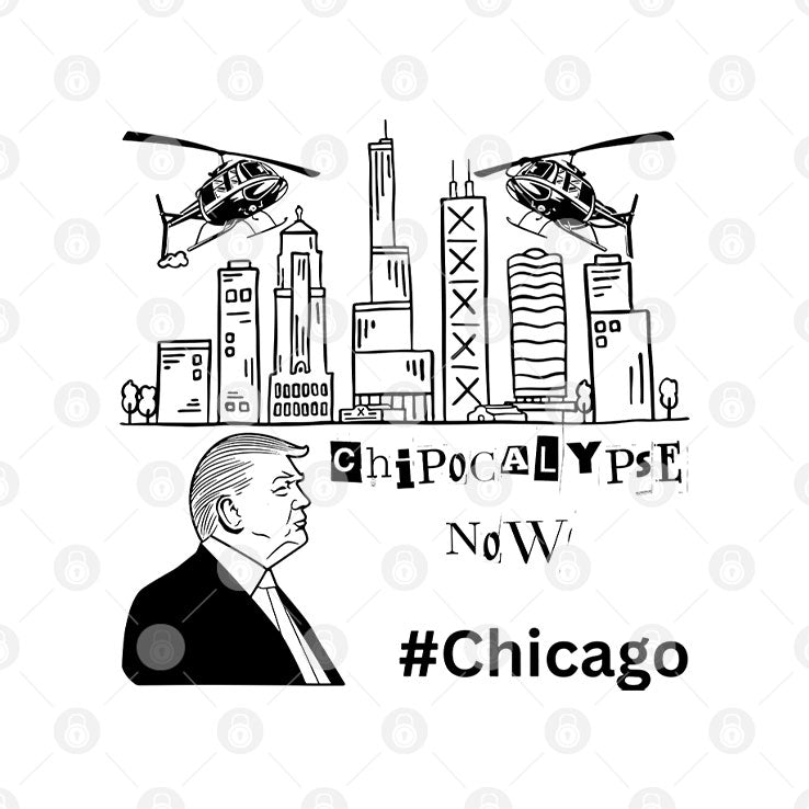 Chipocalypse Now Chicago Department of War Trump T Shirt