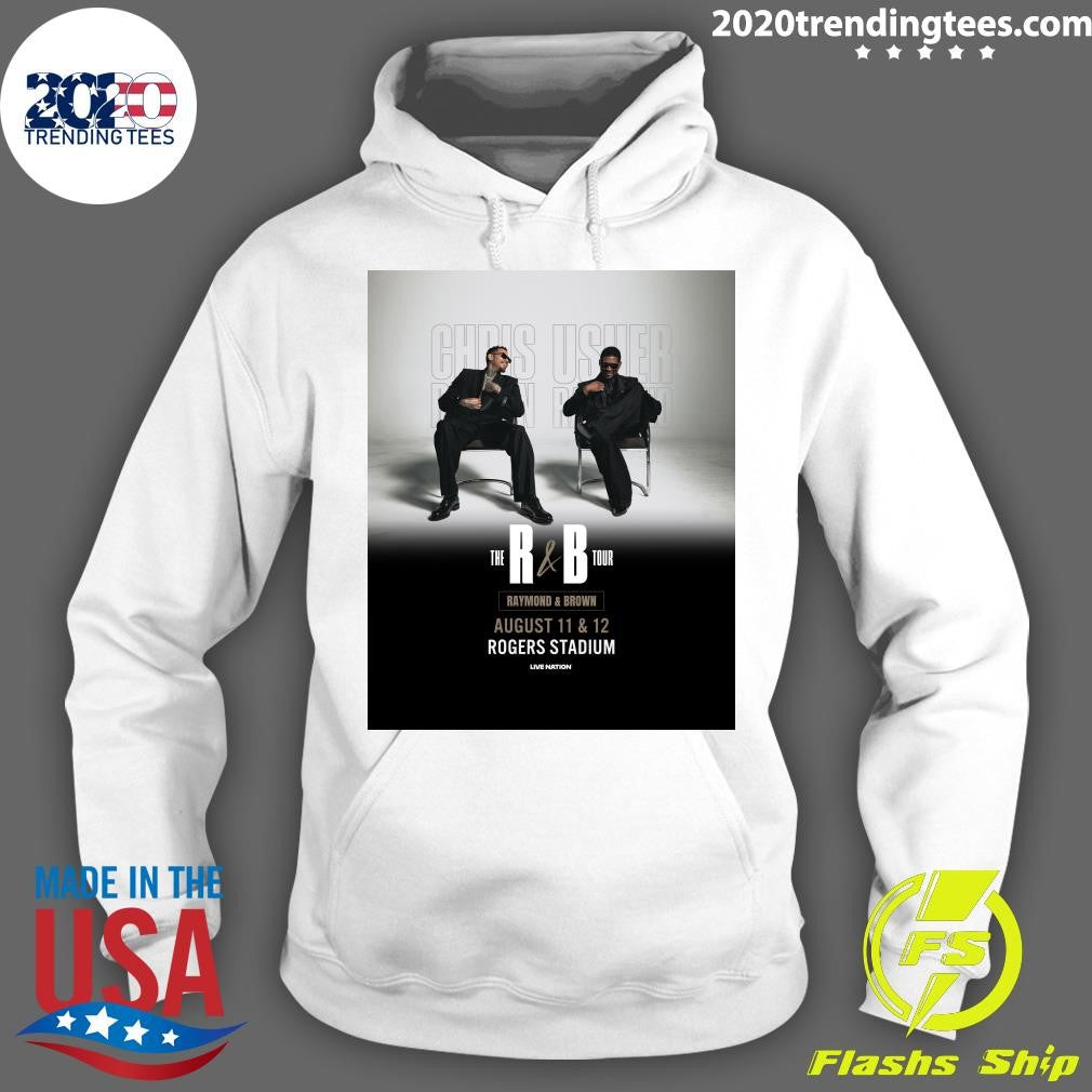 Chris Brown and Usher are coming to Rogers Stadium on August 11 and 12 for The R&B Tour Shirt