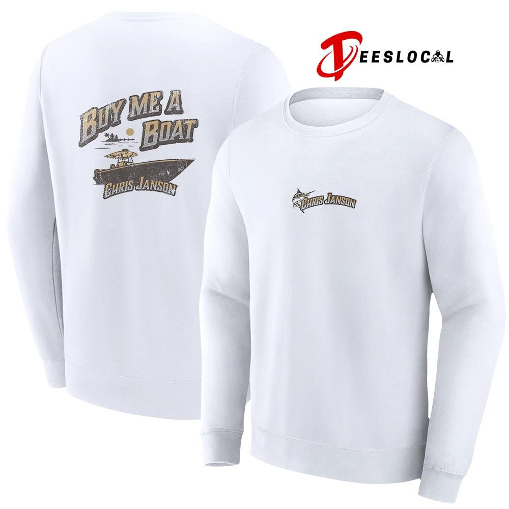 Chris Janson buy me a boat graphic shirt