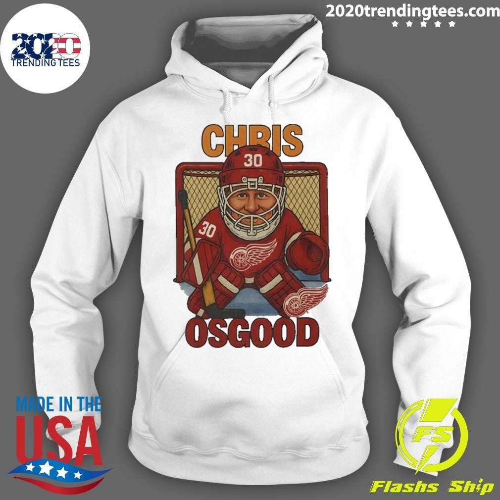 Chris Osgood Detroit Red Wings Hockey Player Caricature Shirt