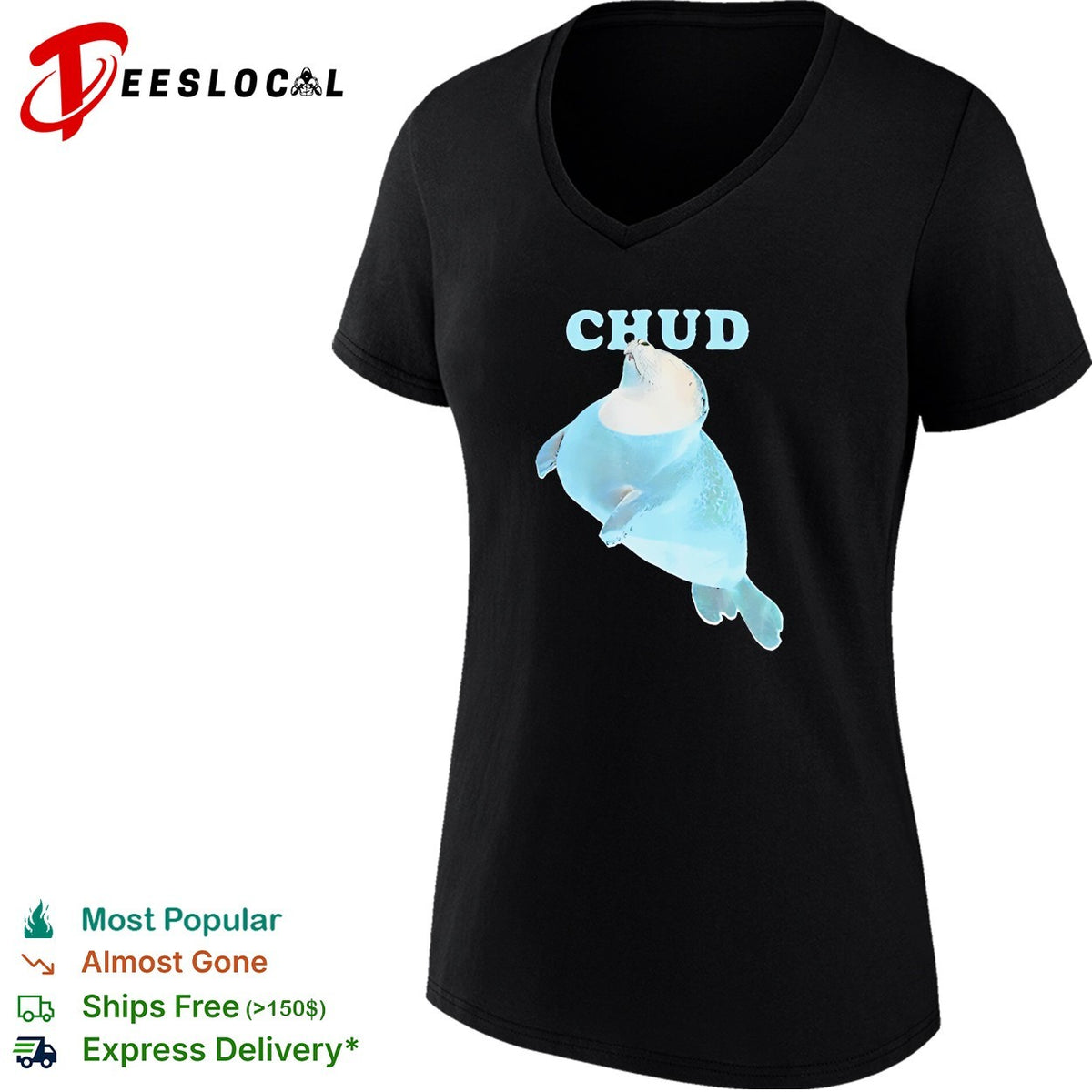 Chud seal funny shirt