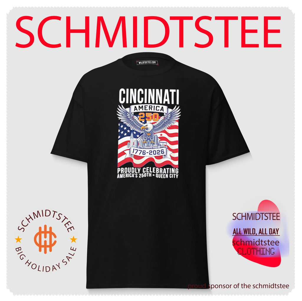 Cincinnati America 250th Anniversary 1776-2026 Proudly Celebrating shirt