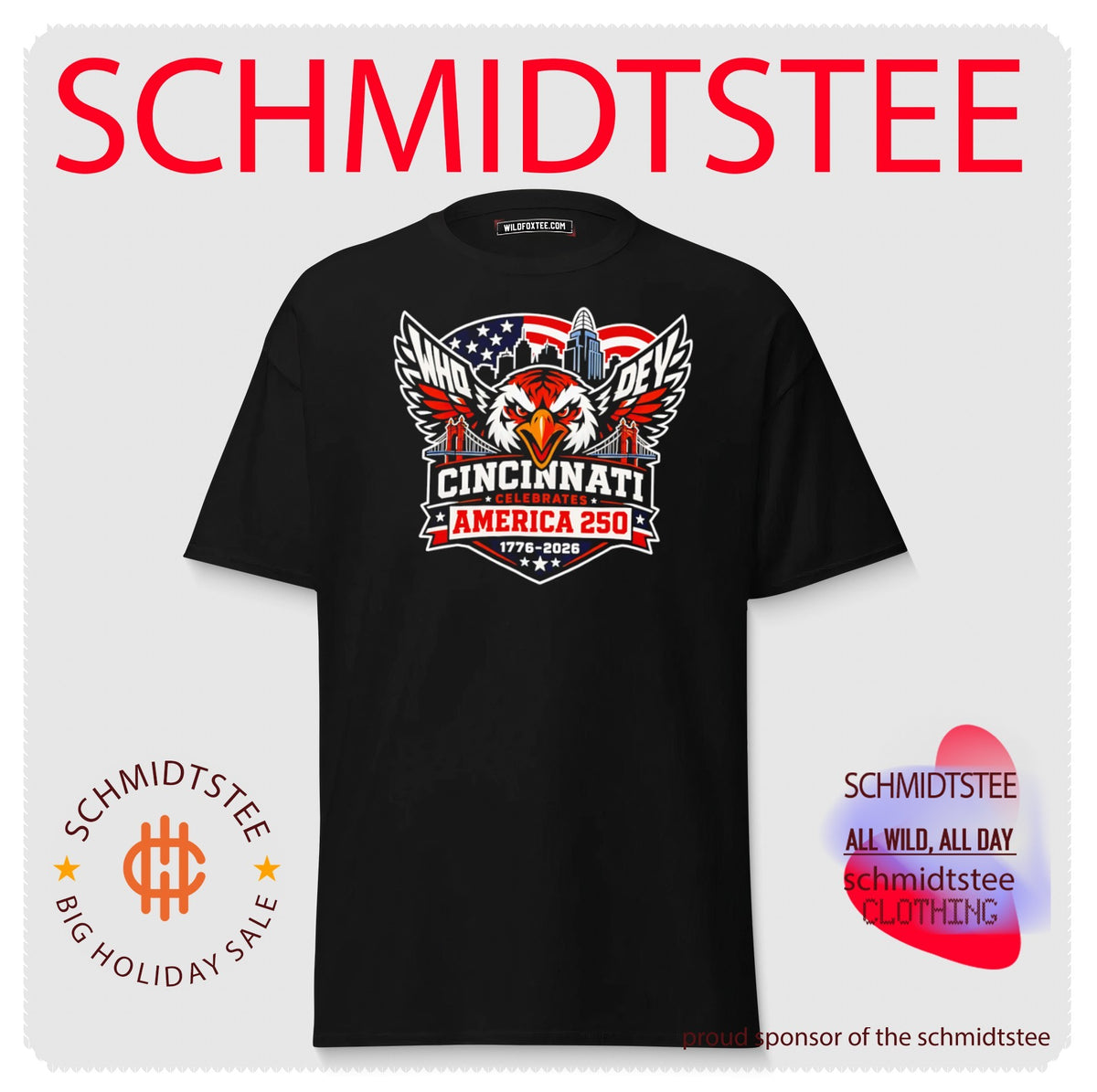 Cincinnati Celebrates America 250 Eagle 1776 2026 shirt