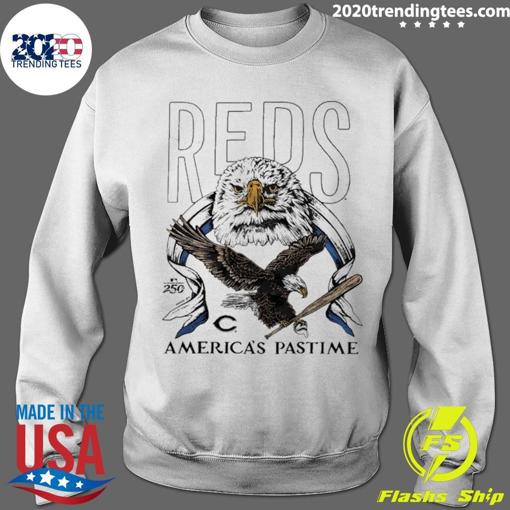 Cincinnati Reds America’s Pastime 250th Celebration Bald Eagle Shirt