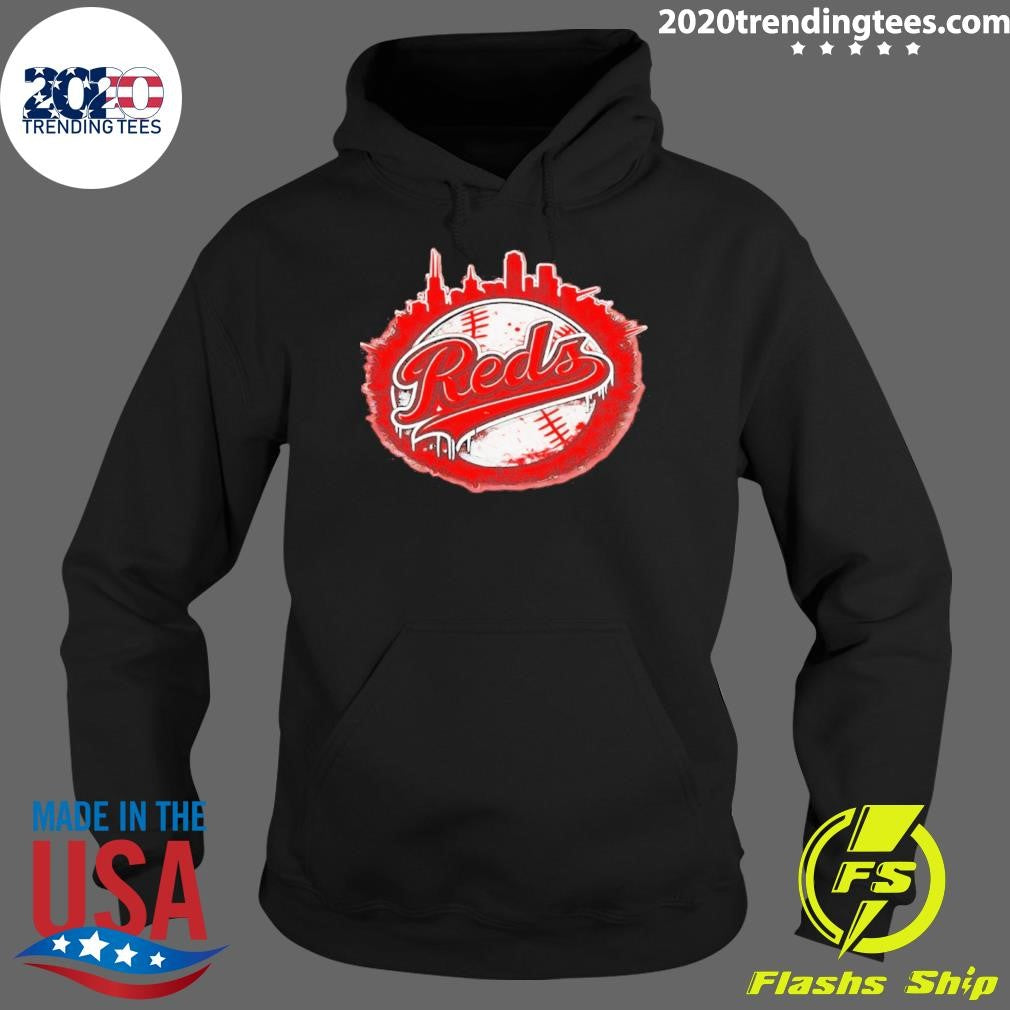 Cincinnati Reds Baseball City Skyline Shirt