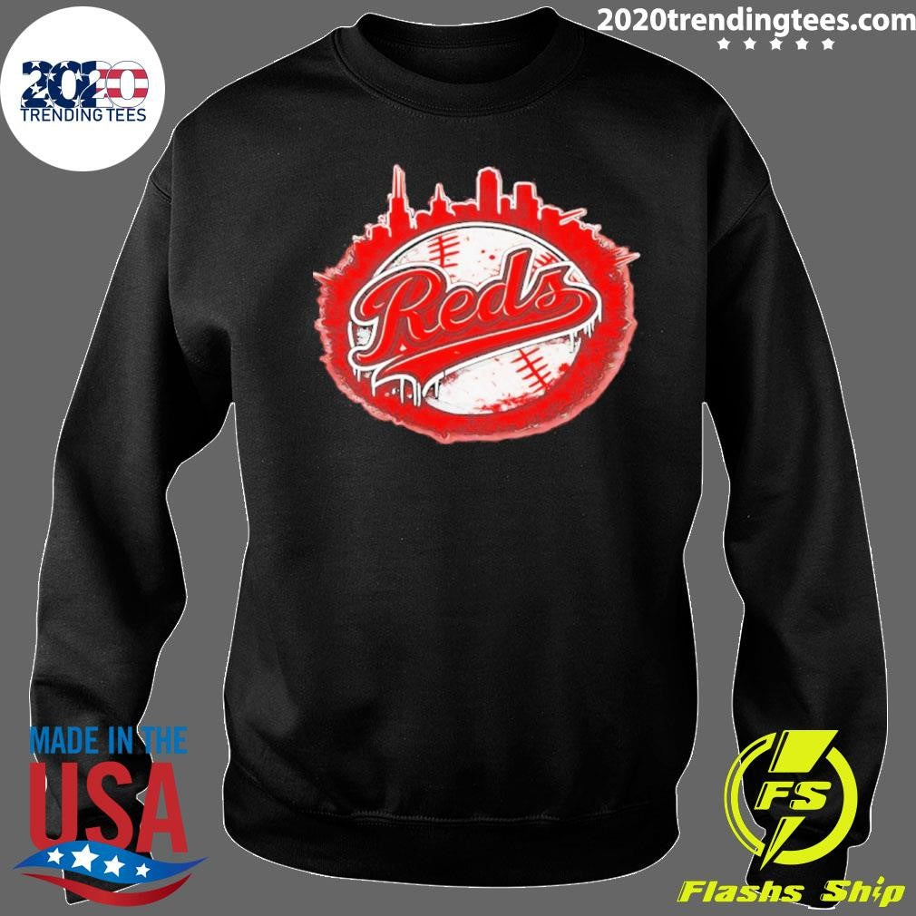 Cincinnati Reds Baseball City Skyline Shirt