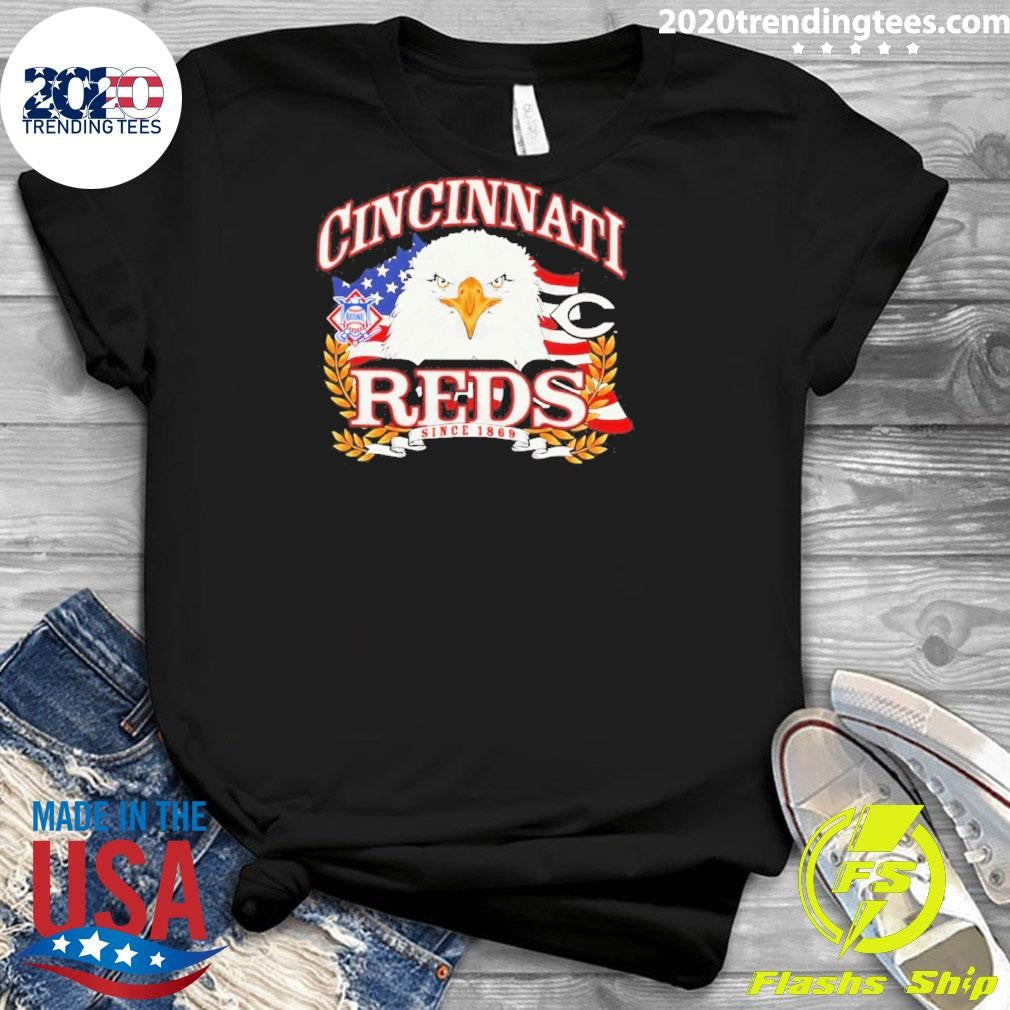 Cincinnati Reds Celebrating America’s 250th National League Eagle Shirt