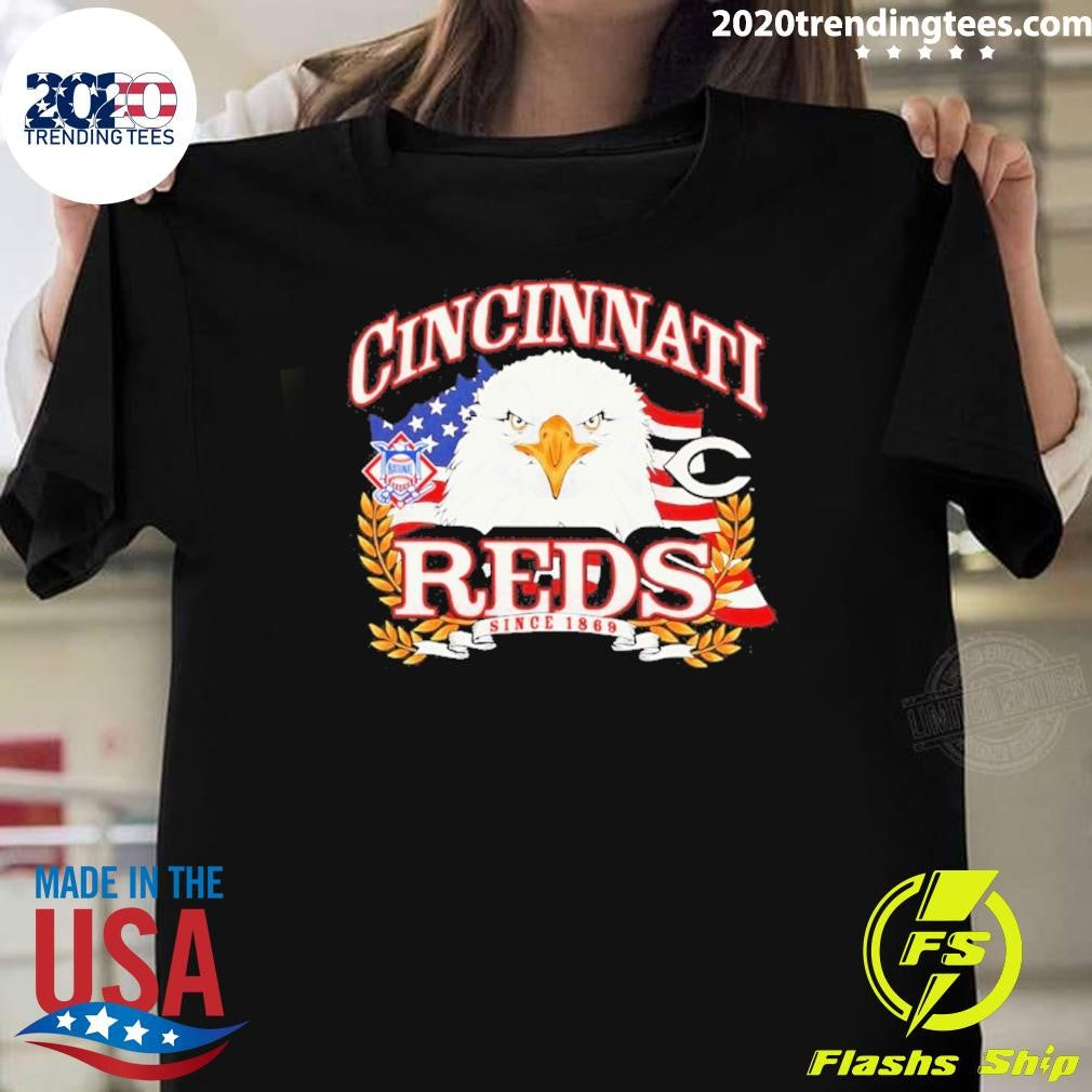 Cincinnati Reds Celebrating America’s 250th National League Eagle Shirt