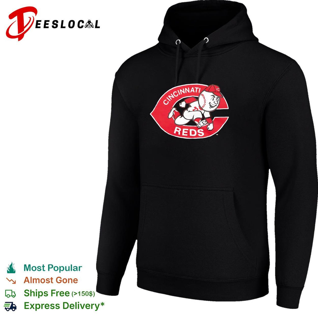 Cincinnati Reds classic Mr. mascot baseball logo shirt