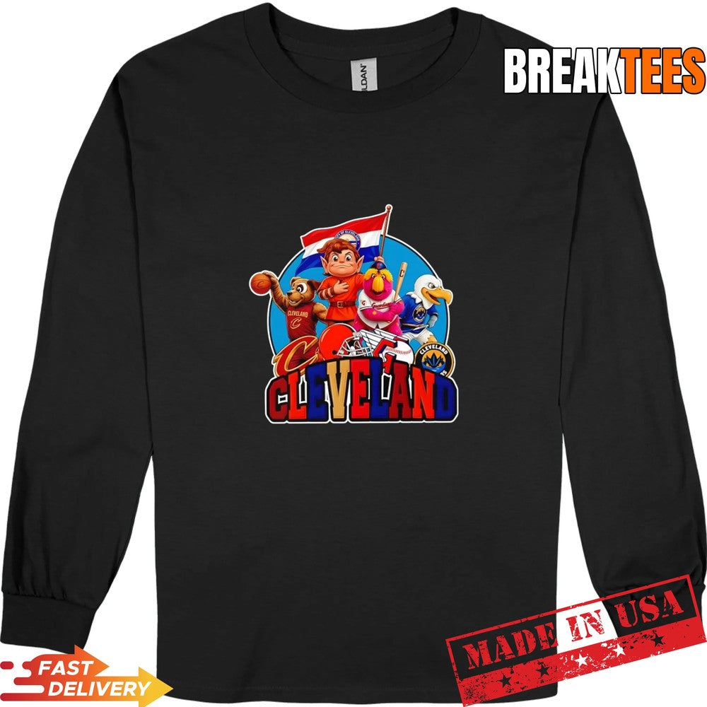 City Series Cleveland Mascots Graphic T-Shirt