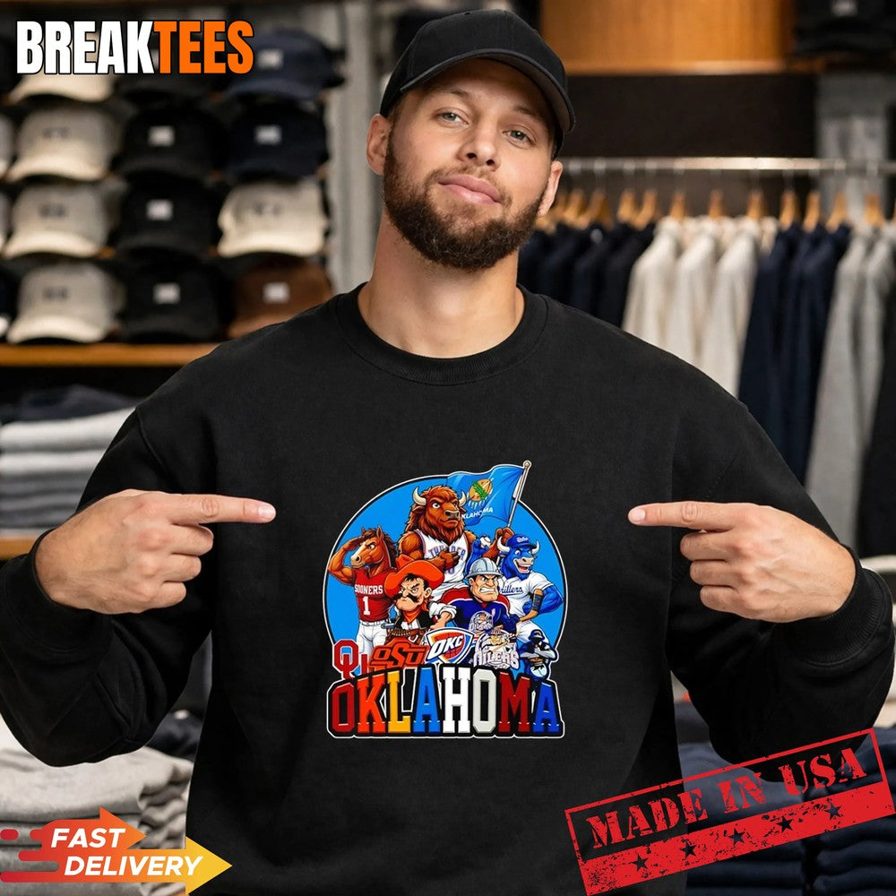 City Series Oklahoma Mascots Graphic T-Shirt