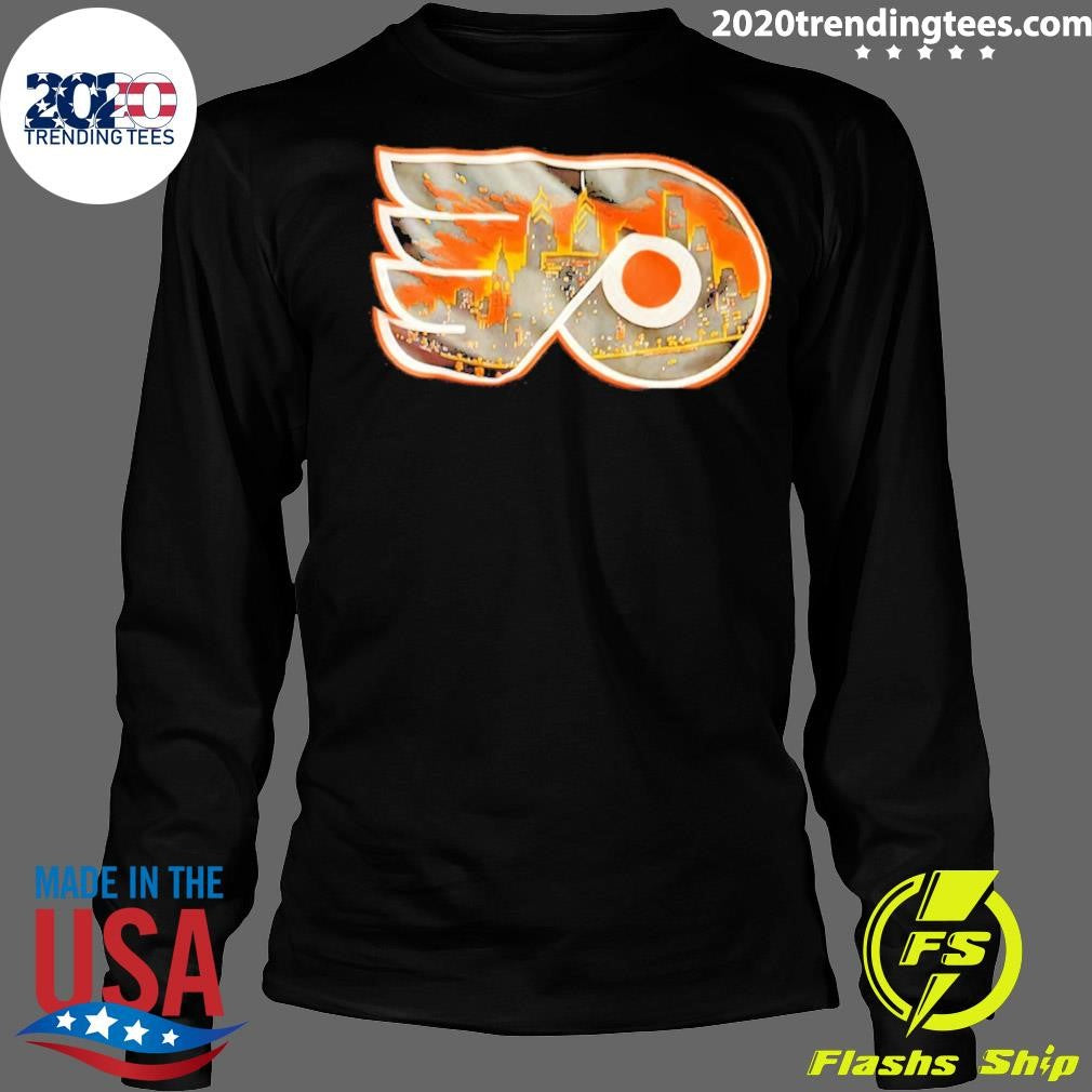 City Skyline Philadelphia Flyers Hockey Nhl 2026 Logo Shirt