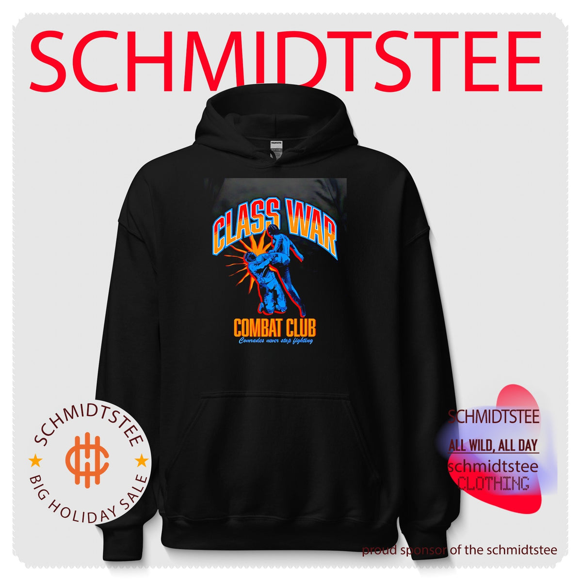 Class War combat club camrades never stop fighting graphic shirt