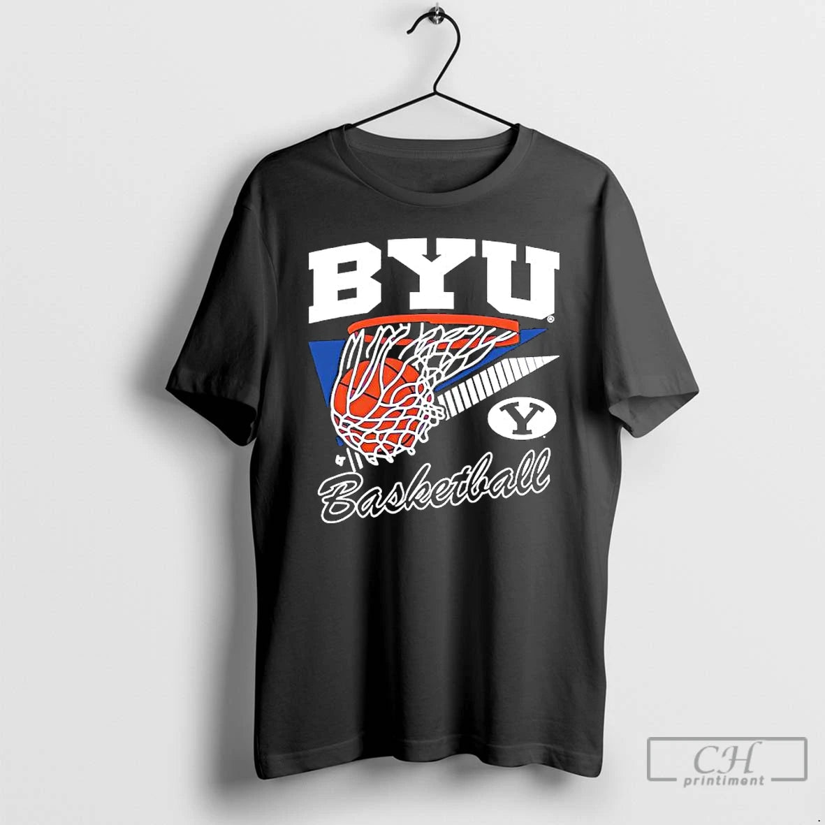 Classic Byu Basketball Retro Swish