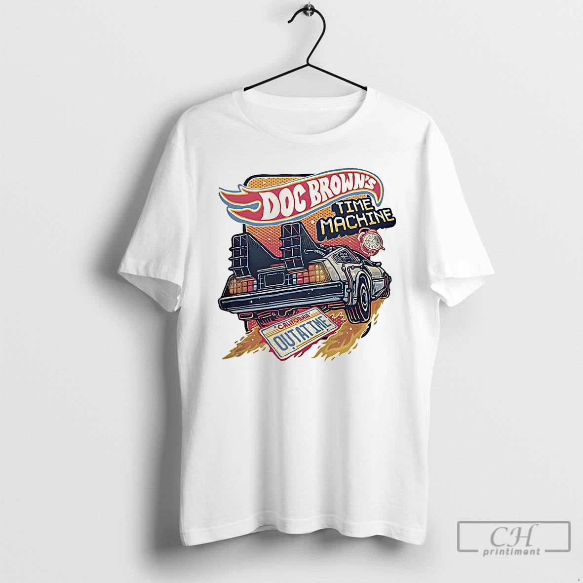 Classic Blazing Time Machine Back To The Future Doc Browns Retro