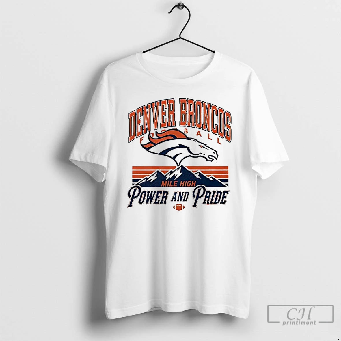 Classic Broncos Football Mile High Power And Pride
