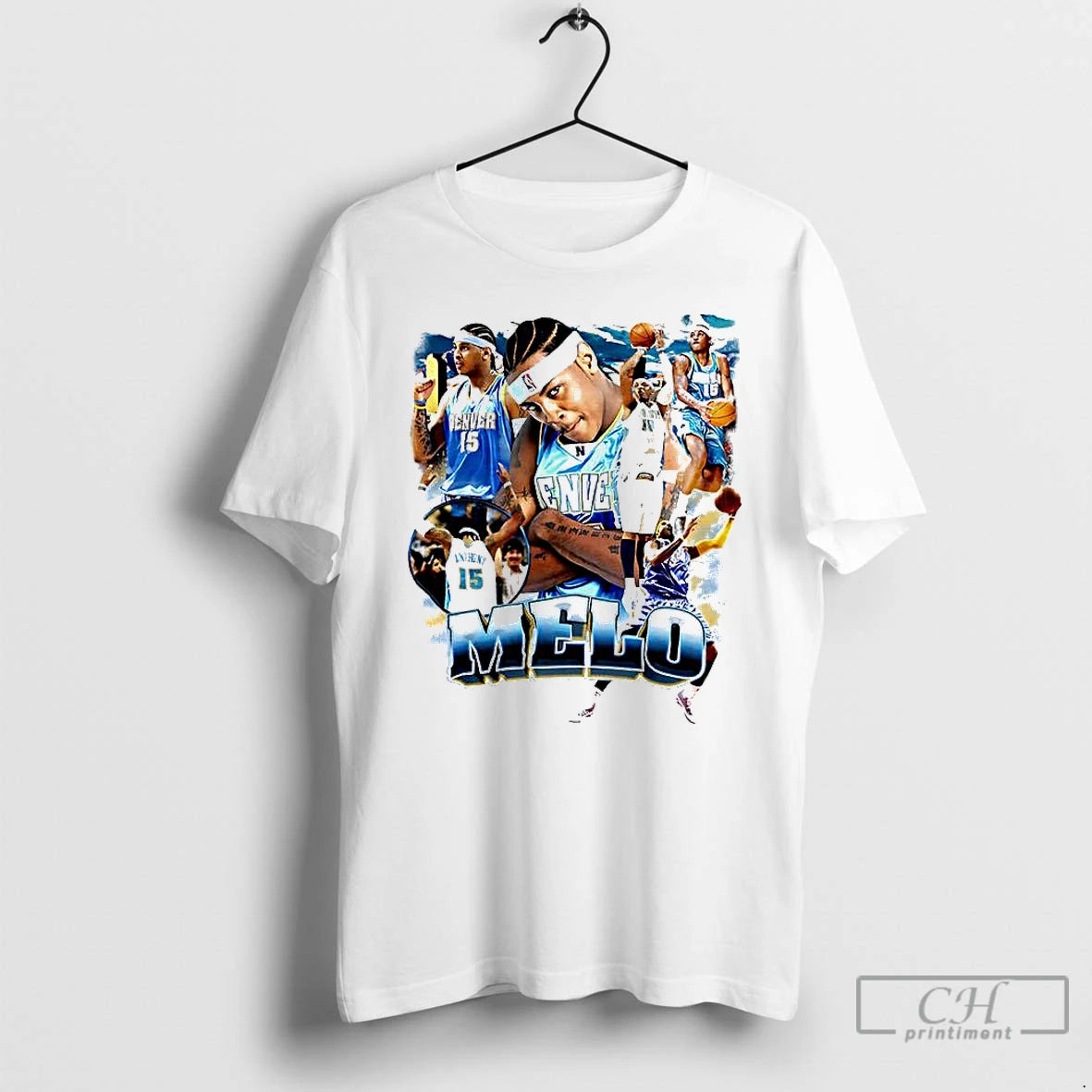 Classic Carmelo Anthony Denver Nuggets Graphic Vintage