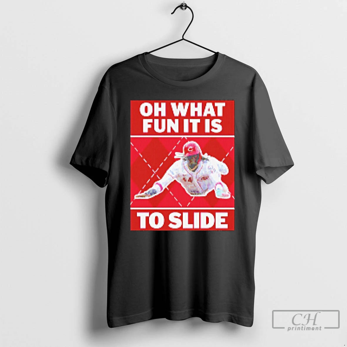 Classic Cincinnati Reds Elly De La Cruz Oh What Fun It Is To Slide Christmas