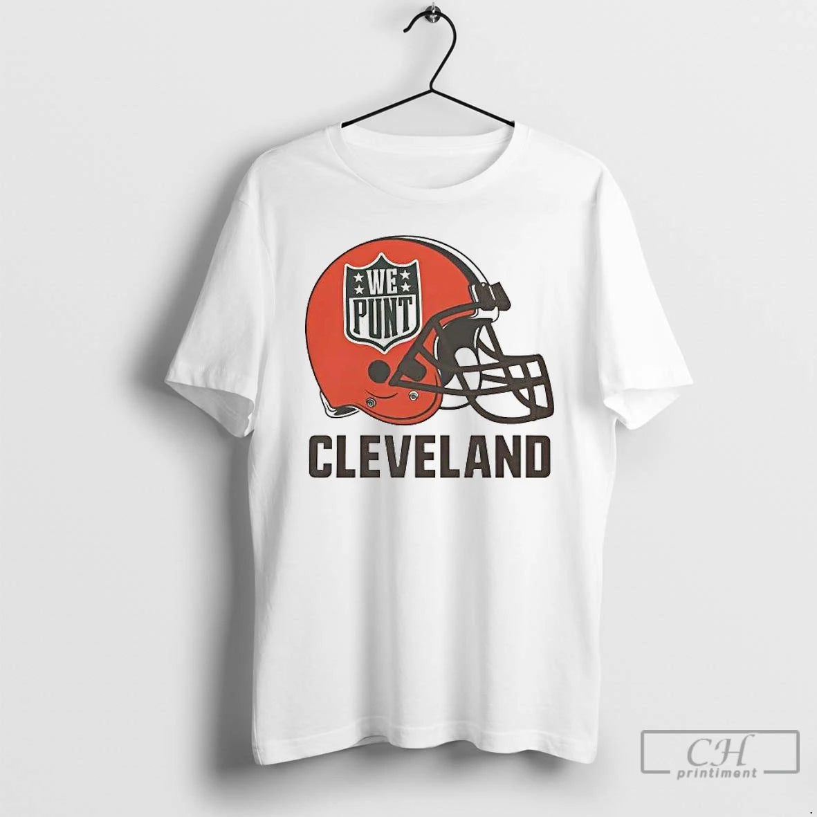 Classic Cleveland Browns Helmet We Punt