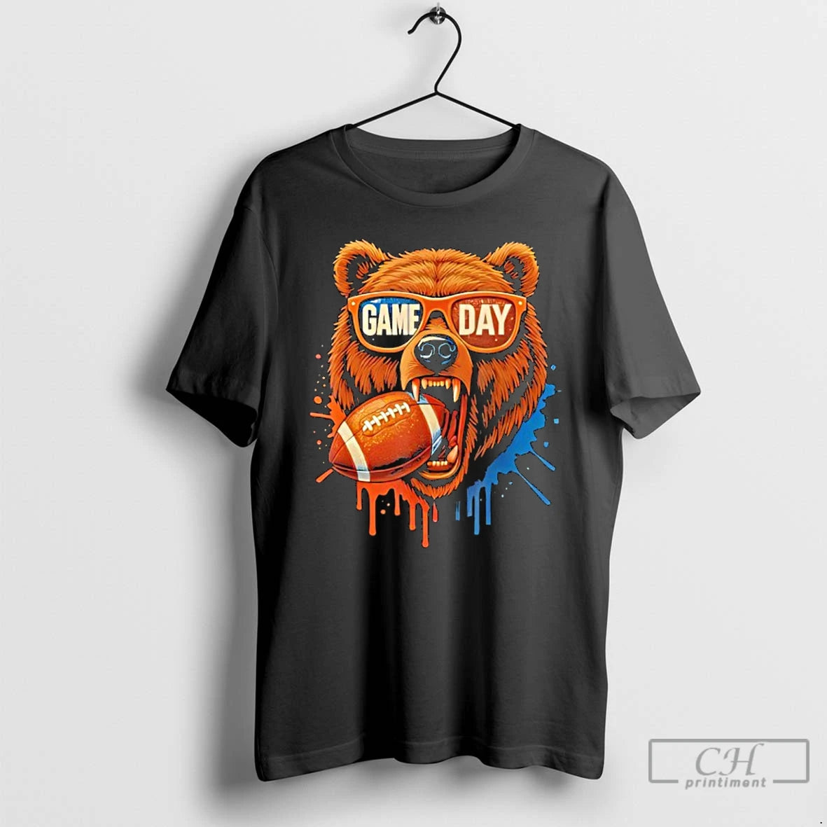 Classic Cool Game Day Bear Graphic