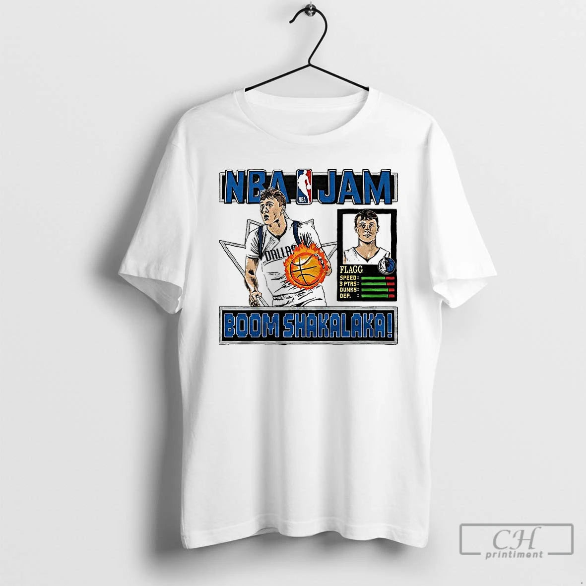 Classic Cooper Flagg Mavericks Ducks Nba Jam Boom Shakalala Classic Video Game T Shirts Sweater