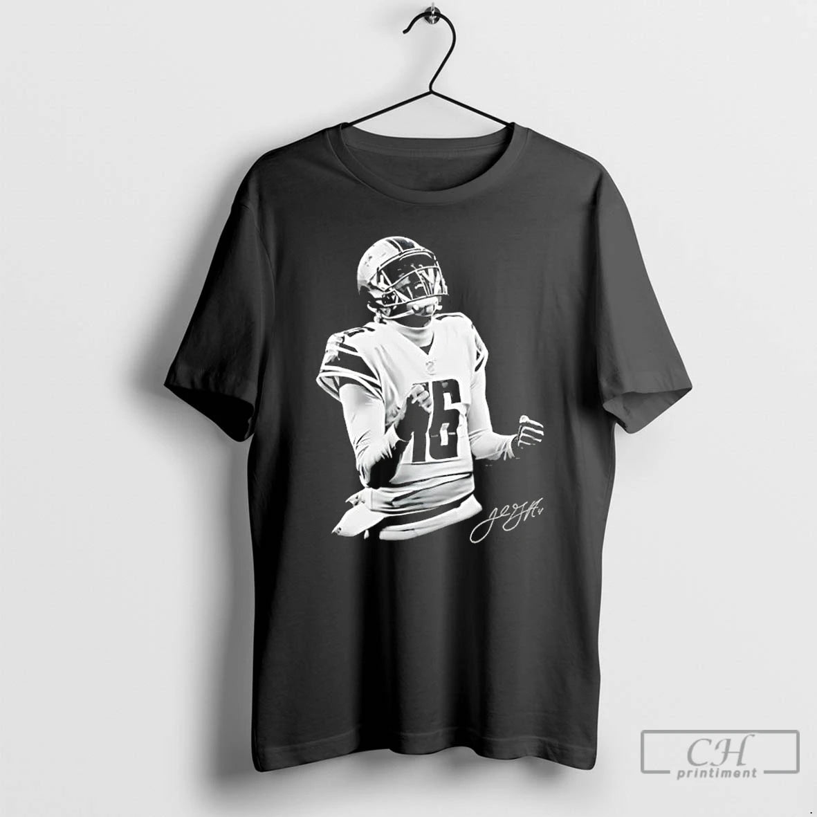 Classic Detroit Lions Jared Goff Quarterback Mvp Player Signature
