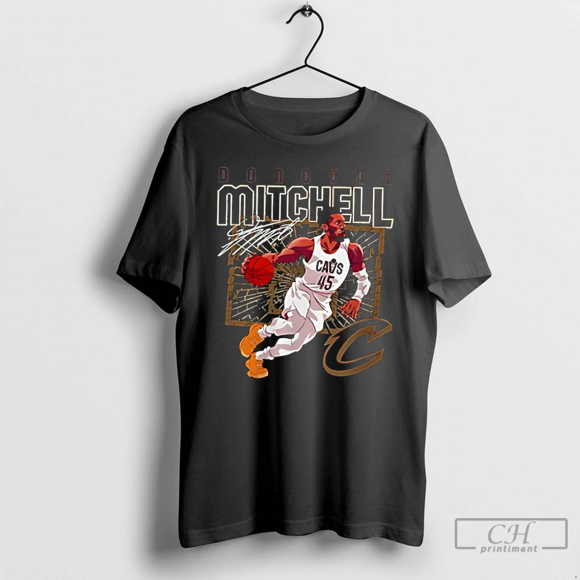 Classic Donovan Mitchell Cleveland Cavaliers Shattered Signature