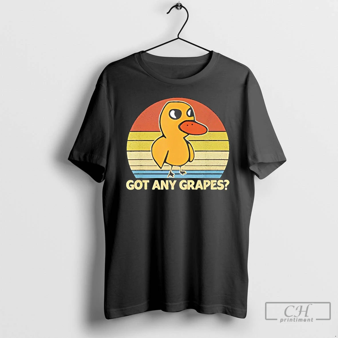 Classic Funny Duck Got Any Grapes Graphic Summer Humor Duck Meme
