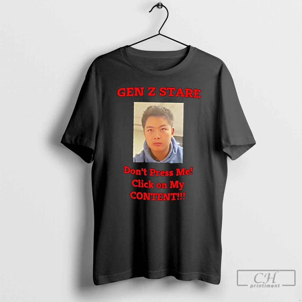 Classic Gen Z Stare Dont Press Me Click On My Content