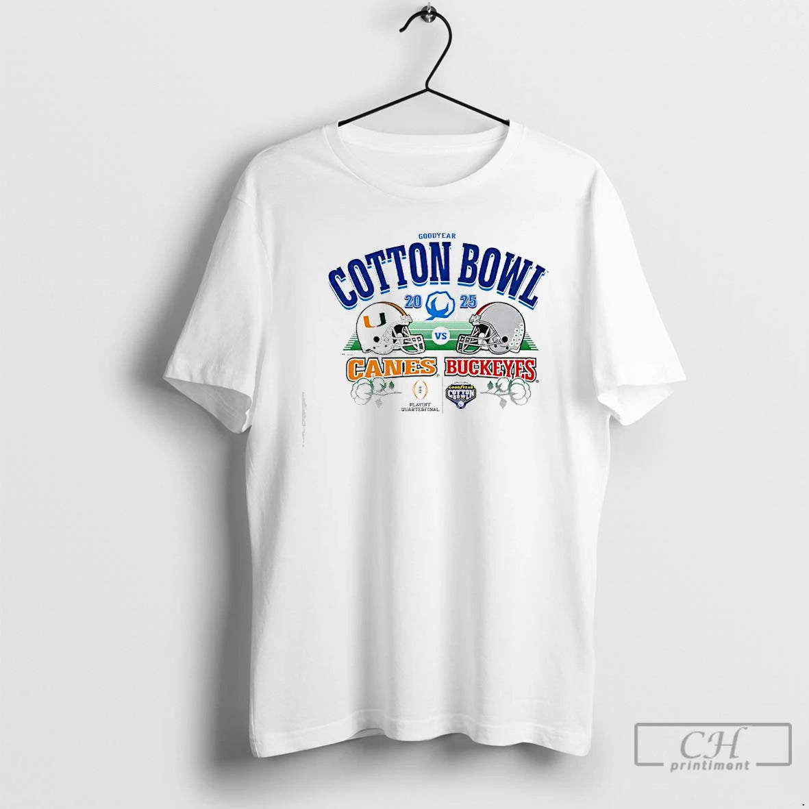 Classic Goodyear Cotton Bowl 2025 Canes Vs Buckeyes Playoff Quarterfinal