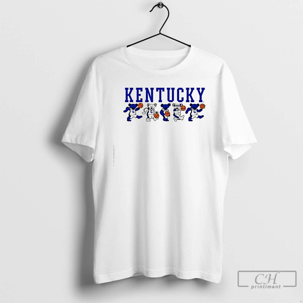 Classic Grateful Dead Dancing Bears Kentucky Wildcats Basketball Logo