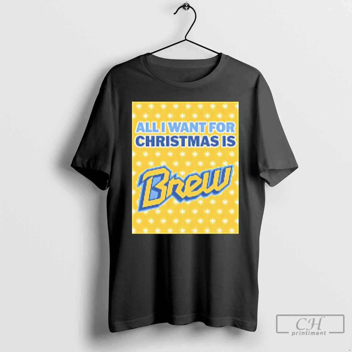 Classic I Want For Christmas Is Brew Baseball Ugly