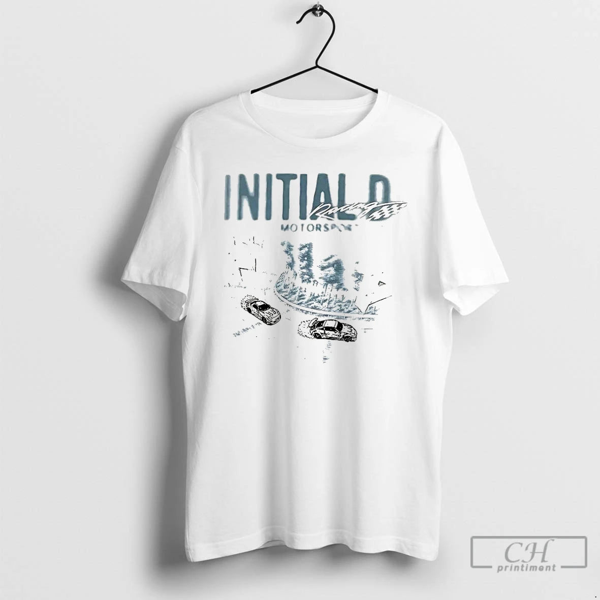 Classic Initial D Motorsport Racing Drift Faded Anime