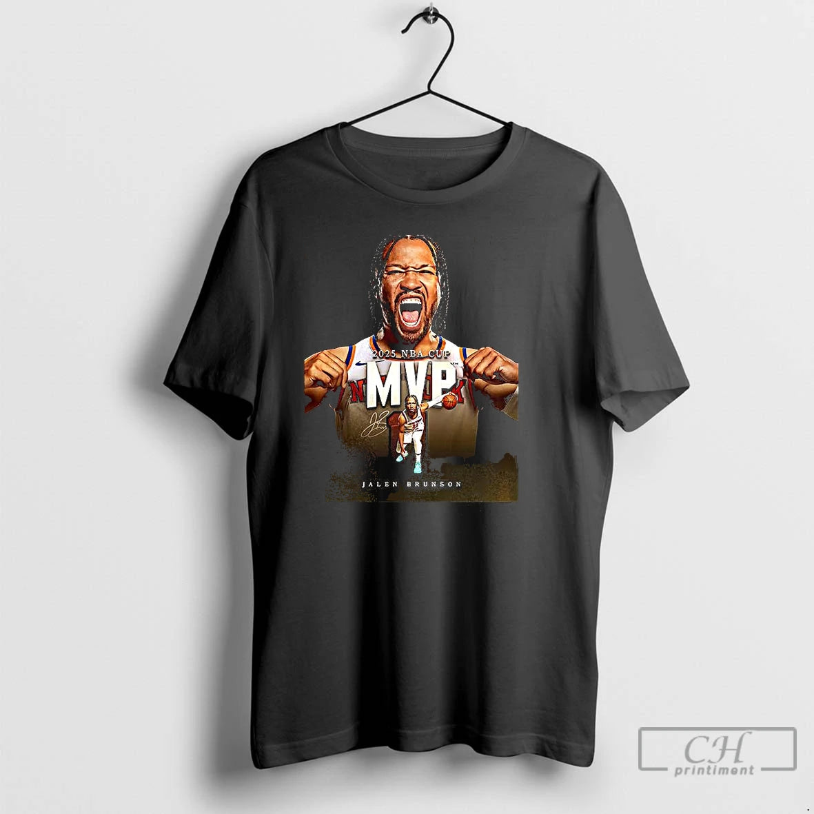 Classic Jalen Brunson Mvp 2025 Nba Cup Champions Signature