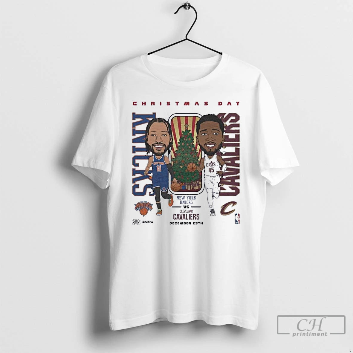 Classic Jalen Brunson Vs Donovan Mitchell 2025 Nba Christmas Day Match Up T Shirts Sweater