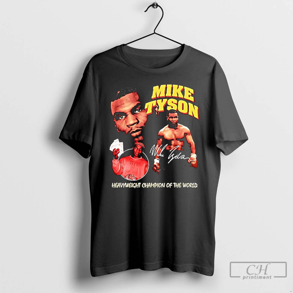 Classic Mike Tyson Heavyweight Champion Of The World Signature