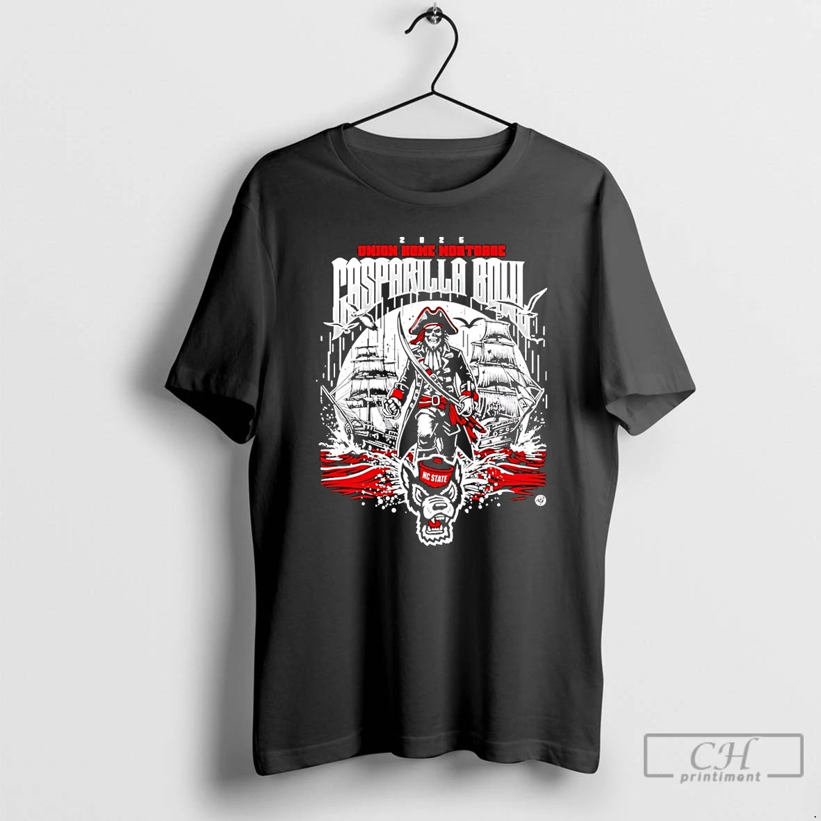 Classic Nc State Wolfpack 2025 Gasparilla Bowl Champions Graphic