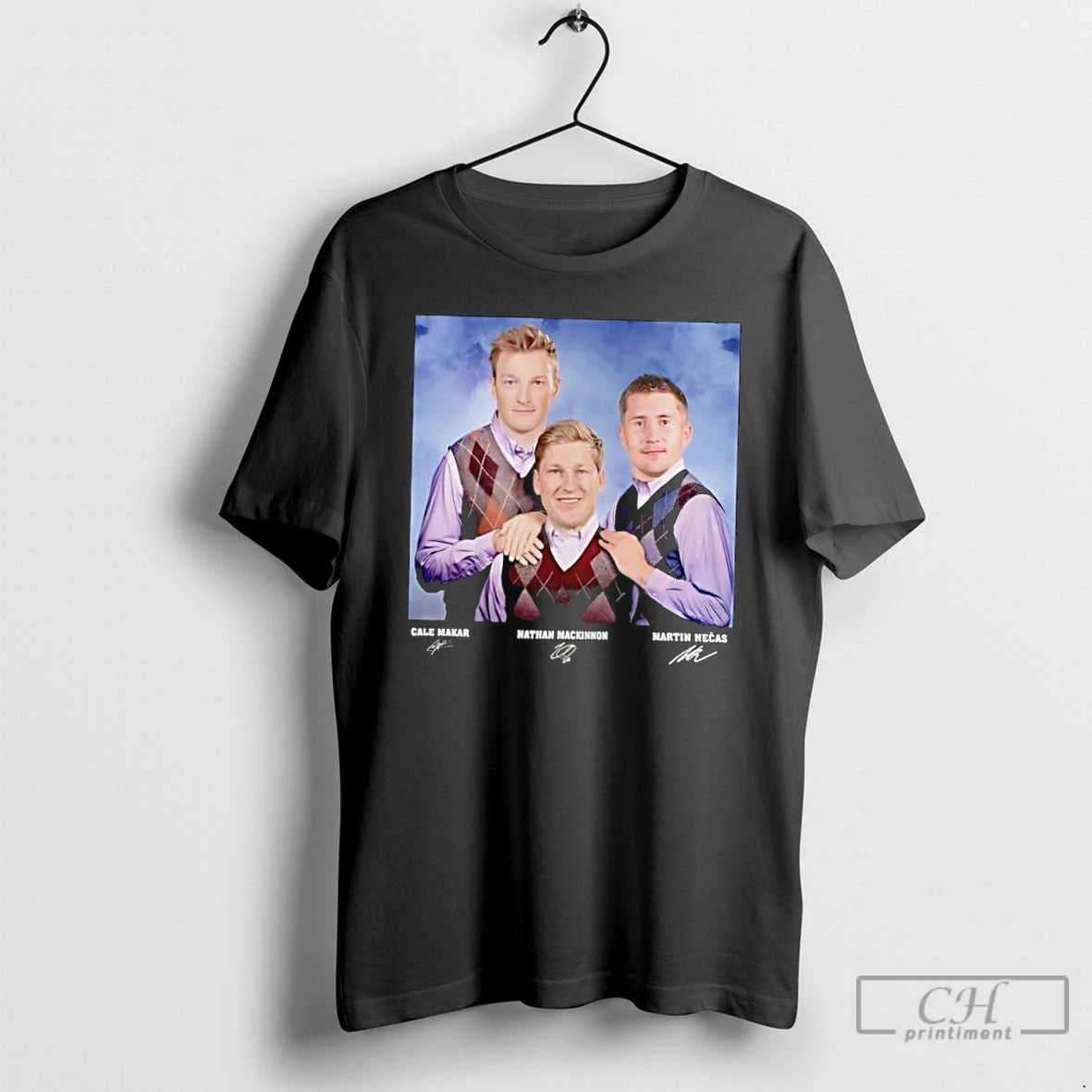 Classic Nathan Mackinnon Cale Makar Martin Necas Ice Hockey Colorado Step Brothers T Shirts Sweater