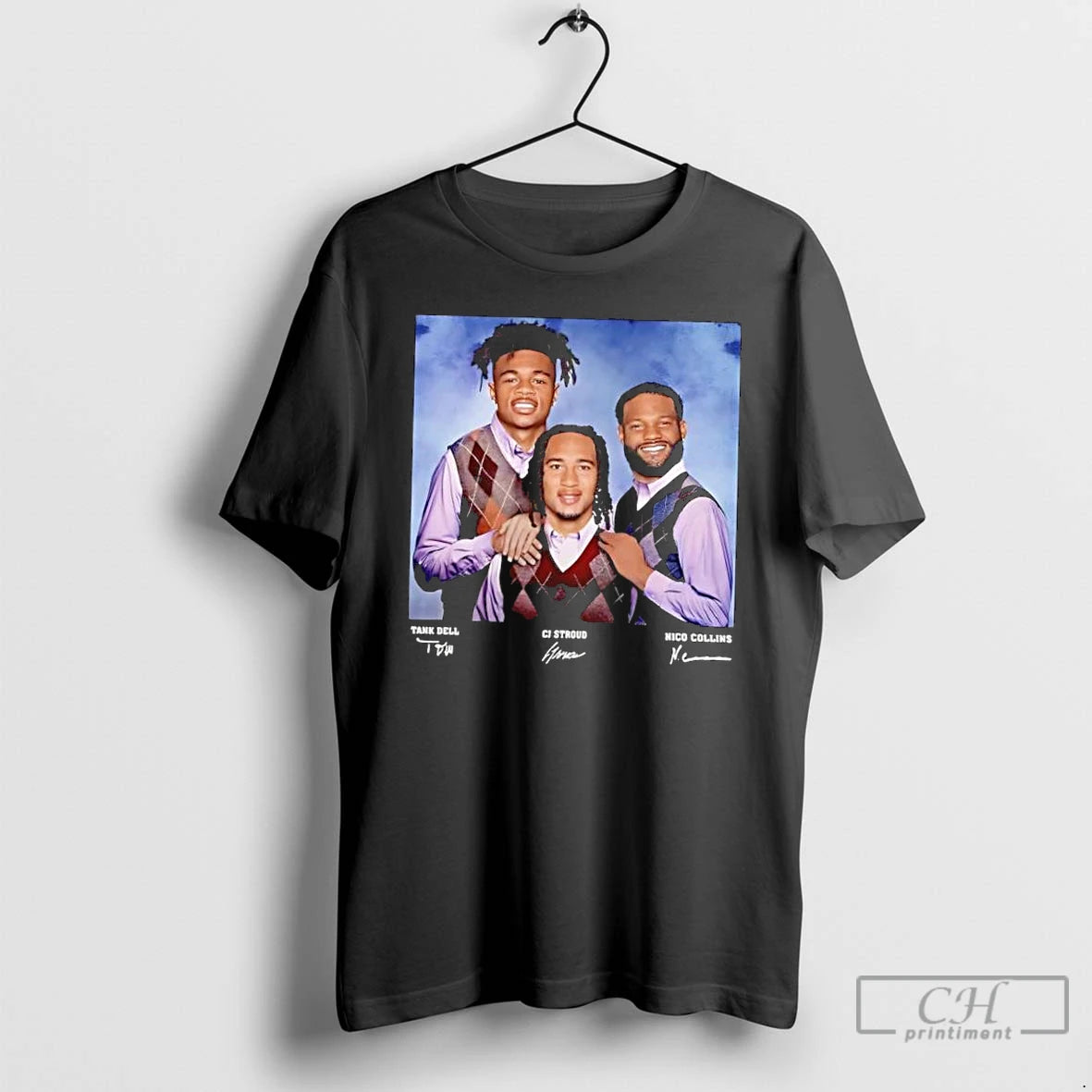 Classic Nico Collins Cj Stroud Tank Dell Football Houston Step Brothers