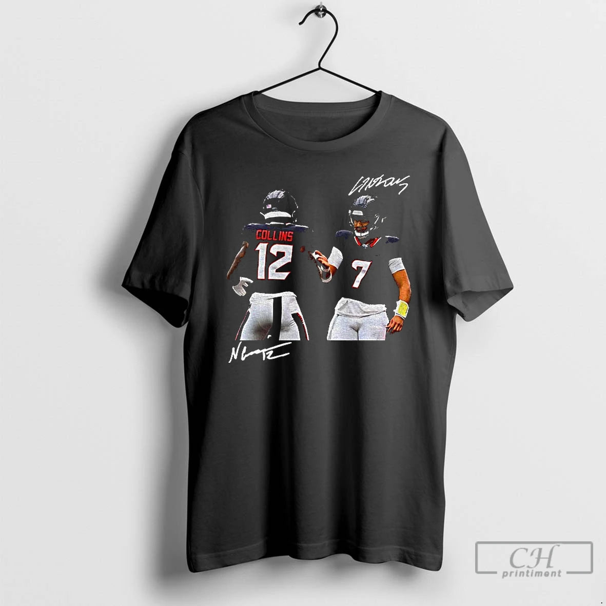 Classic Nico Collins And Cj Stroud Houston Texans Football Signature Vintage