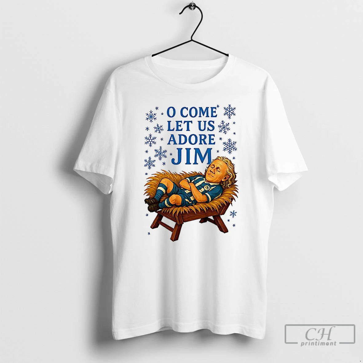 Classic O Come Let Us Adore Jim Wigan Athletic Football Christmas