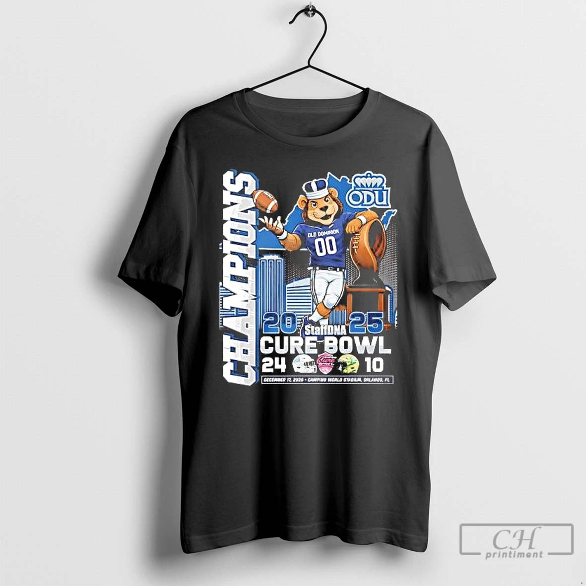 Classic Old Dominion Monarchs 025 Staffdna Cure Bowl Champions