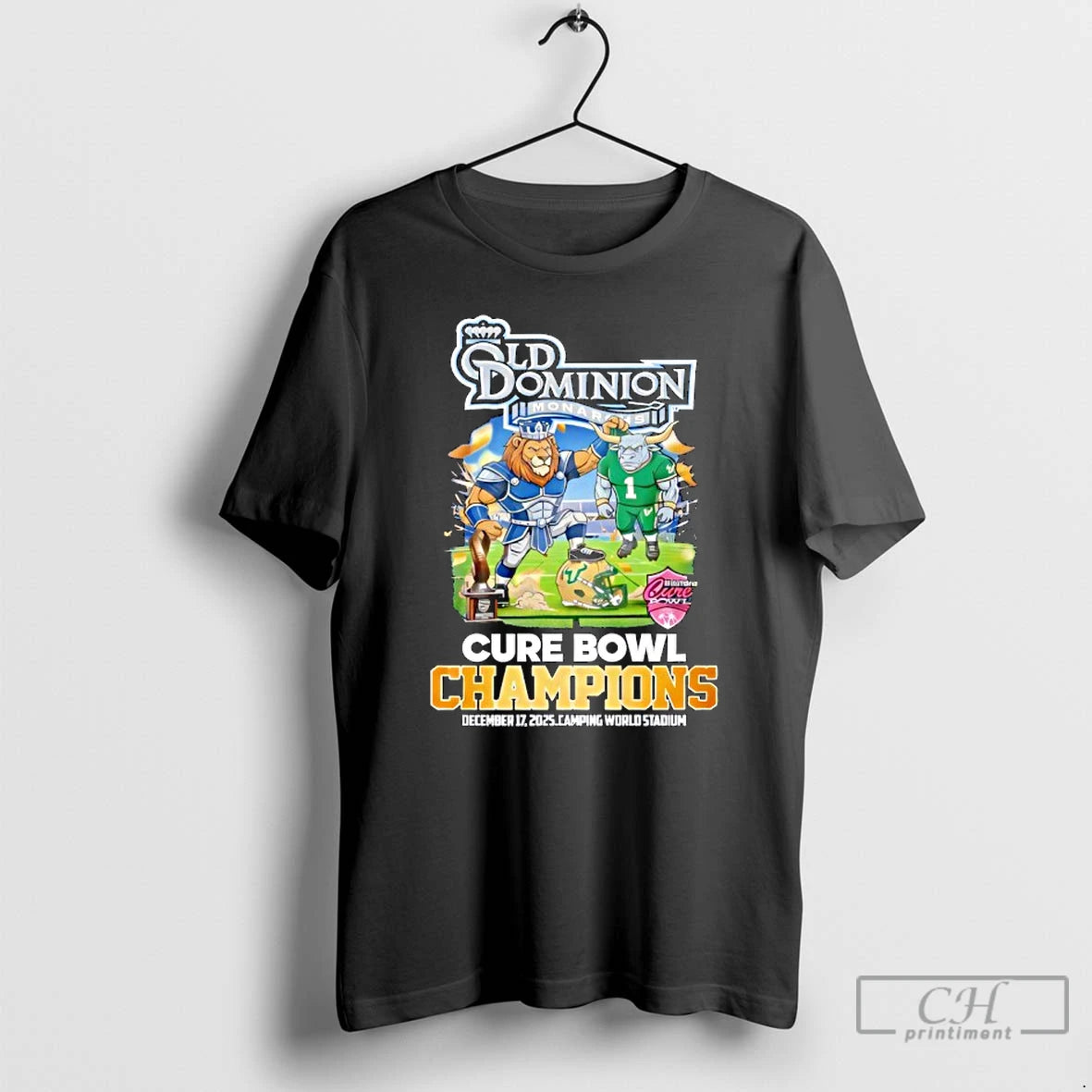 Classic Old Dominion Monarchs Cure Bowl Champions 2025 Celebration