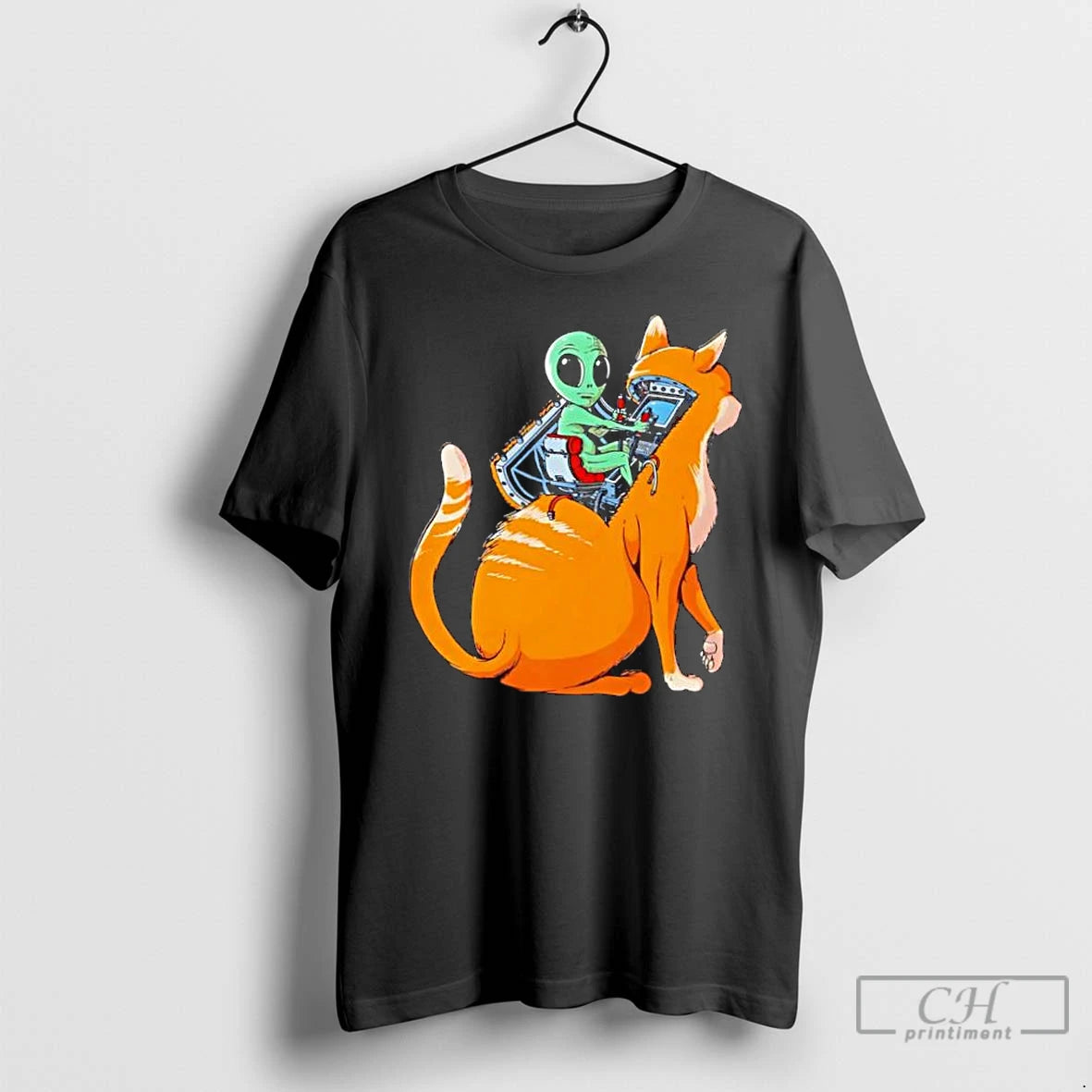 Classic Orange Cat Alien Classic