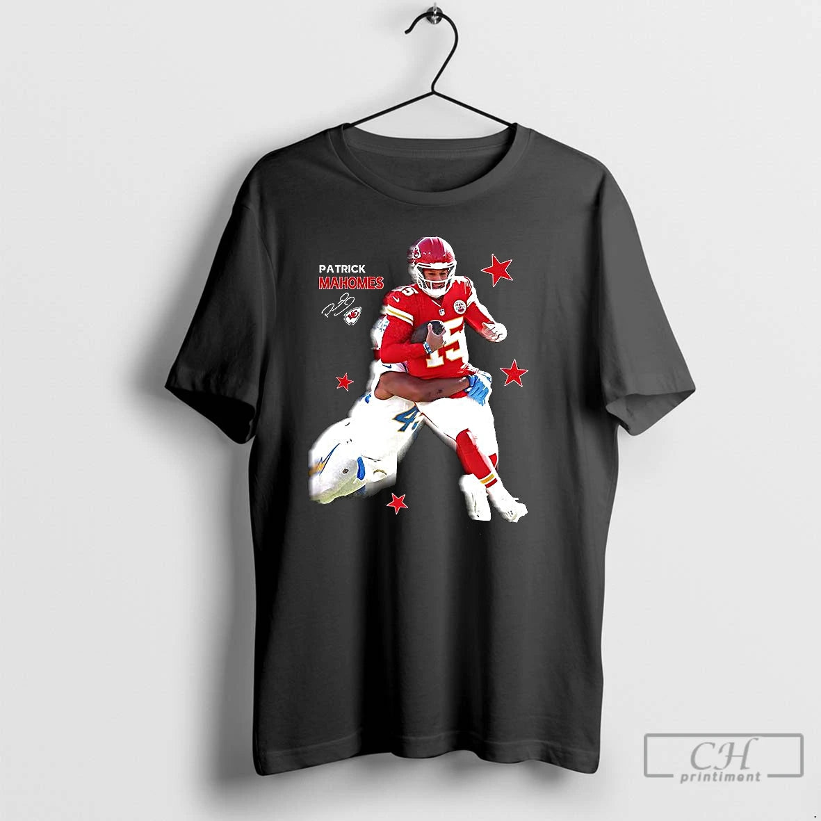 Classic Patrick Mahomes Kansas City Chiefs Football 2025 Surpass Opponents Signature