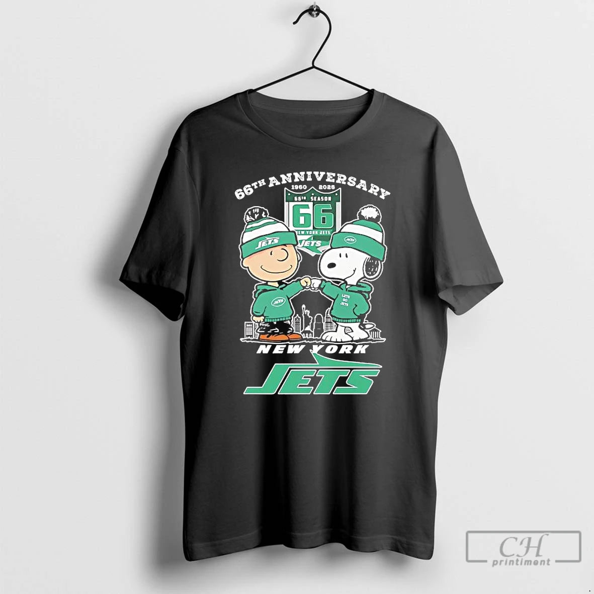 Classic Peanuts X New York Jets 1960 2025 66th Anniversary