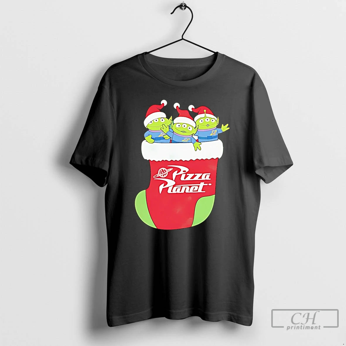 Classic Pizza Planet Alien Christmas Stocking