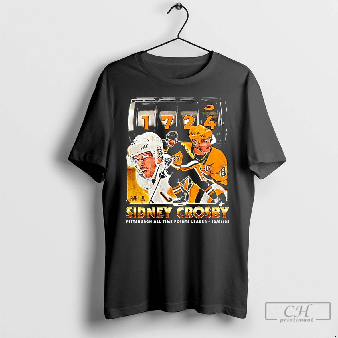 Classic Sidney Crosby Pittsburgh Penguins Player All Time Points Leader