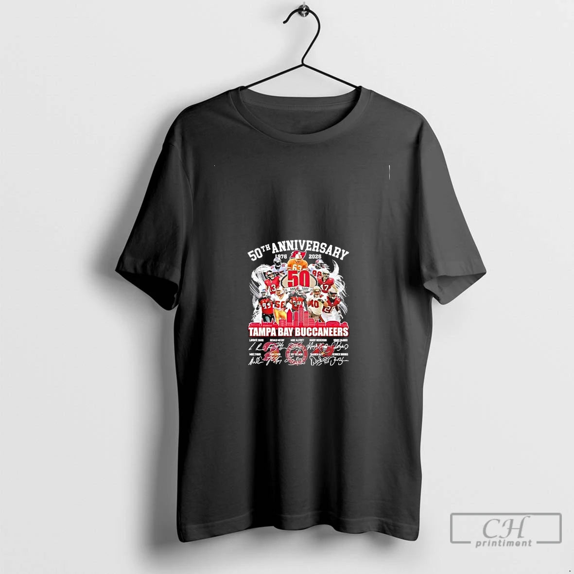 Classic Tampa Bay Buccaneers 50th Anniversary 1976 2026 Signatures