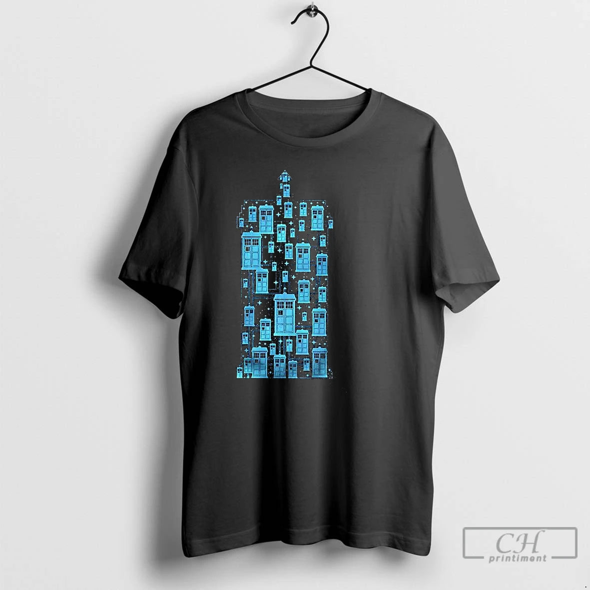 Classic Tardis Time Machine Doctor Who Grapchic